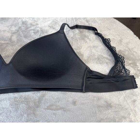Soma Bra Enbliss Luxe Wireless Lace J Hook Black Size 34C - Picture 7 of 8